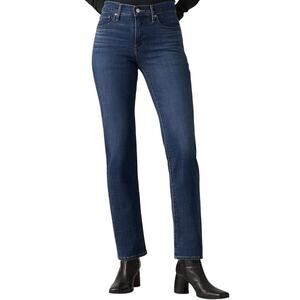 Levi's 314 Shaping Straight Jeans Size 29 Lapis Loft Medium Wash Mid-Rise